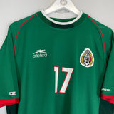 Shop 2001/02 MEXICO F.PALENCIA #17 HOME SHIRT (L) ATLETICA, classic football shirts, vintage football shirts & retro soccer jerseys at Cult Kits