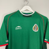 Shop 2001/02 MEXICO HOME SHIRT (M) ATLETICA, classic football shirts, vintage football shirts & retro soccer jerseys at Cult Kits