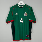 Shop 2001/02 MEXICO R.MARQUEZ #4 HOME SHIRT (XL) ATLETICA, classic football shirts, vintage football shirts & retro soccer jerseys at Cult Kits