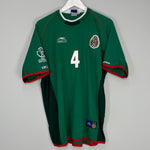 Shop 2001/02 MEXICO R.MARQUEZ #4 HOME SHIRT (XXL) ATLETICA, classic football shirts, vintage football shirts & retro soccer jerseys at Cult Kits