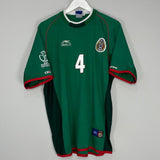 Shop 2001/02 MEXICO R.MARQUEZ #4 HOME SHIRT (XXL) ATLETICA, classic football shirts, vintage football shirts & retro soccer jerseys at Cult Kits