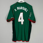 Shop 2001/02 MEXICO R.MARQUEZ #4 HOME SHIRT (XXL) ATLETICA, classic football shirts, vintage football shirts & retro soccer jerseys at Cult Kits