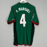 Shop 2001/02 MEXICO R.MARQUEZ #4 HOME SHIRT (XXL) ATLETICA, classic football shirts, vintage football shirts & retro soccer jerseys at Cult Kits