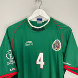 Shop 2001/02 MEXICO R.MARQUEZ #4 HOME SHIRT (XXL) ATLETICA, classic football shirts, vintage football shirts & retro soccer jerseys at Cult Kits