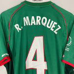 Shop 2001/02 MEXICO R.MARQUEZ #4 HOME SHIRT (XXL) ATLETICA, classic football shirts, vintage football shirts & retro soccer jerseys at Cult Kits