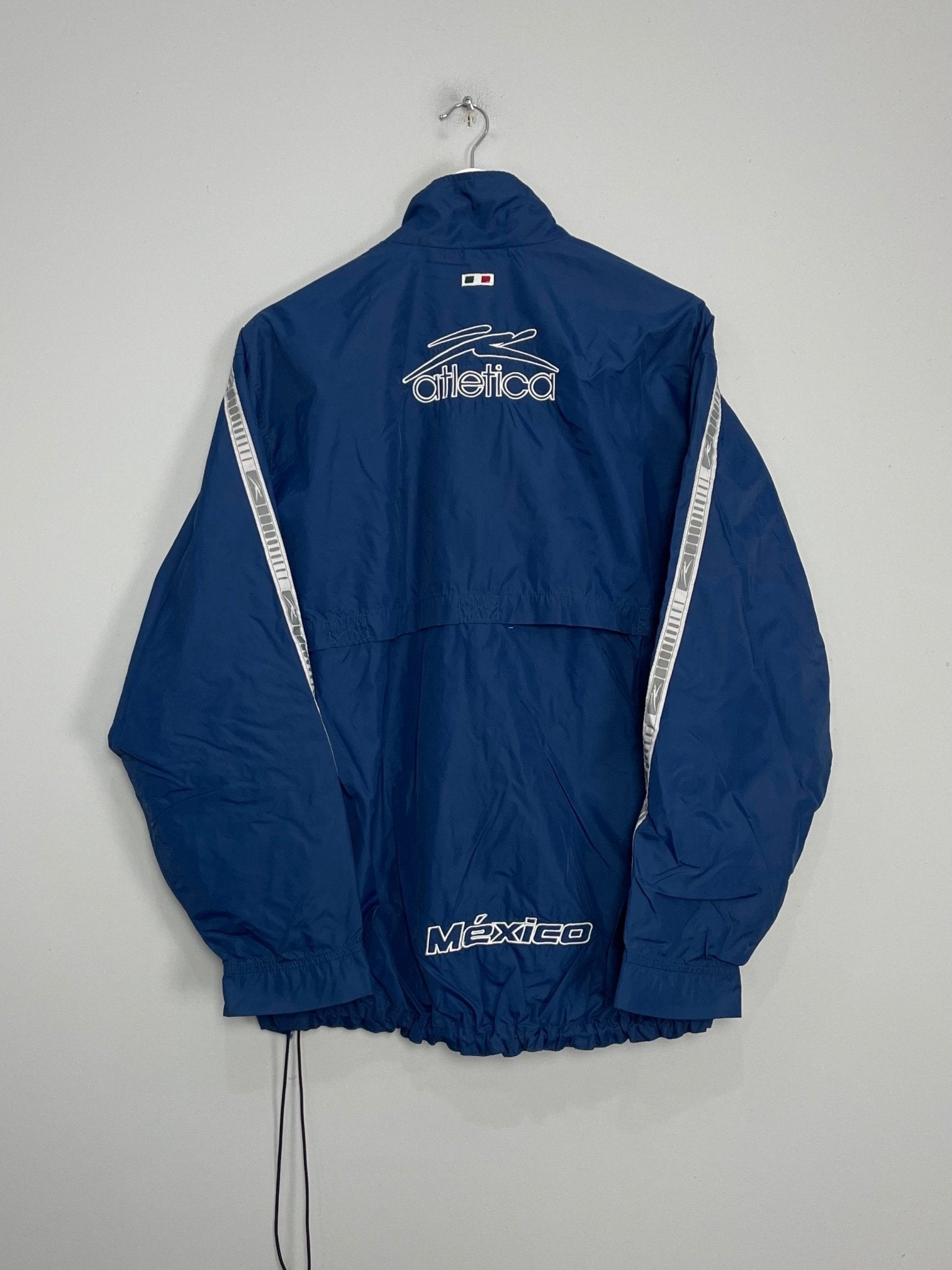 Shop 2001/02 MEXICO TRACK JACKET (L) ATLETICA, classic football shirts, vintage football shirts & retro soccer jerseys at Cult Kits