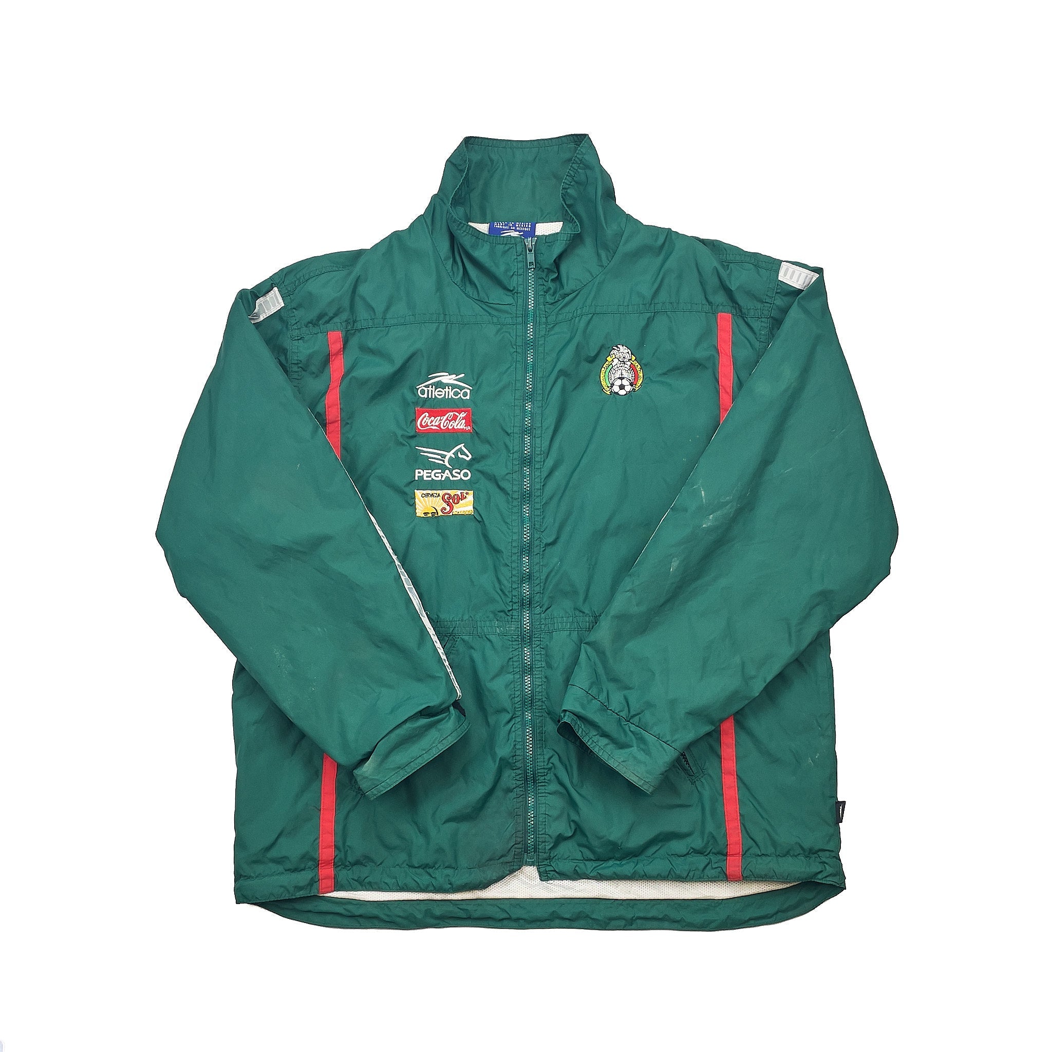 Buy 2001/02 Mexico Track Jacket (M) Atletica ~ Free worldwide shipping available ~ Authentic Vintage Football Shirts from Cult Kits
