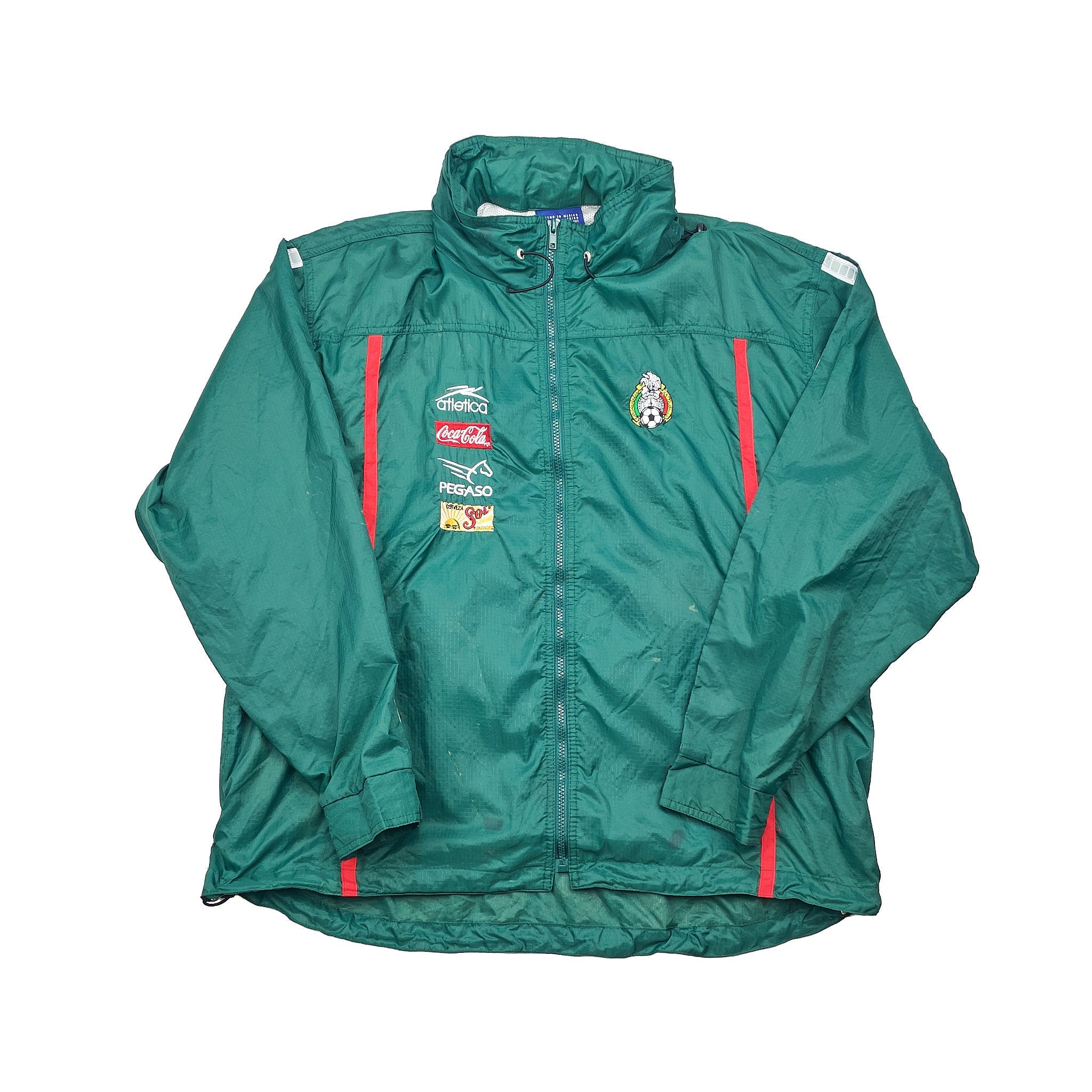 Buy 2001/02 Mexico Track Jacket (XL) Atletica ~ Free worldwide shipping ~ Authentic Vintage Football Shirts from Cult Kits