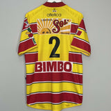 Shop 2001/02 MONARCAS MORELIA #2 HOME SHIRT (L) ATLETICA, classic football shirts, vintage football shirts & retro soccer jerseys at Cult Kits