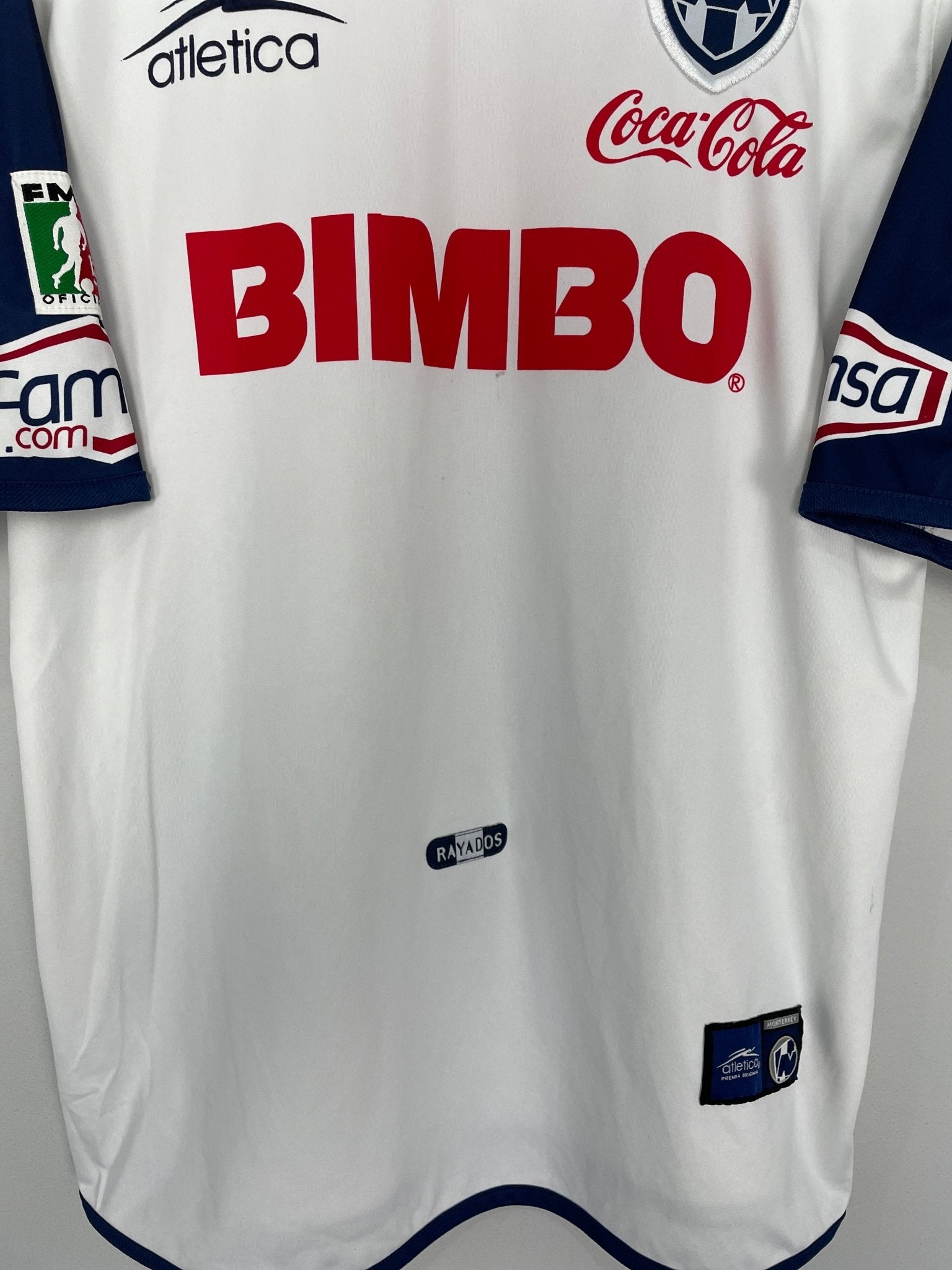 Shop 2001/02 MONTERREY HOME SHIRT (L) ATLETICA, classic football shirts, vintage football shirts & retro soccer jerseys at Cult Kits