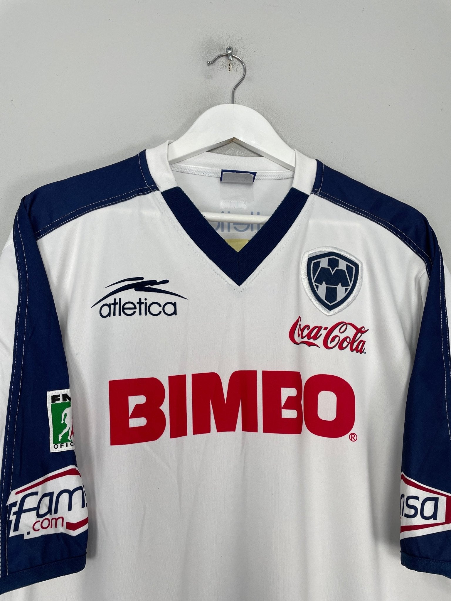 Shop 2001/02 MONTERREY HOME SHIRT (XXL) ATLETICA, classic football shirts, vintage football shirts & retro soccer jerseys at Cult Kits