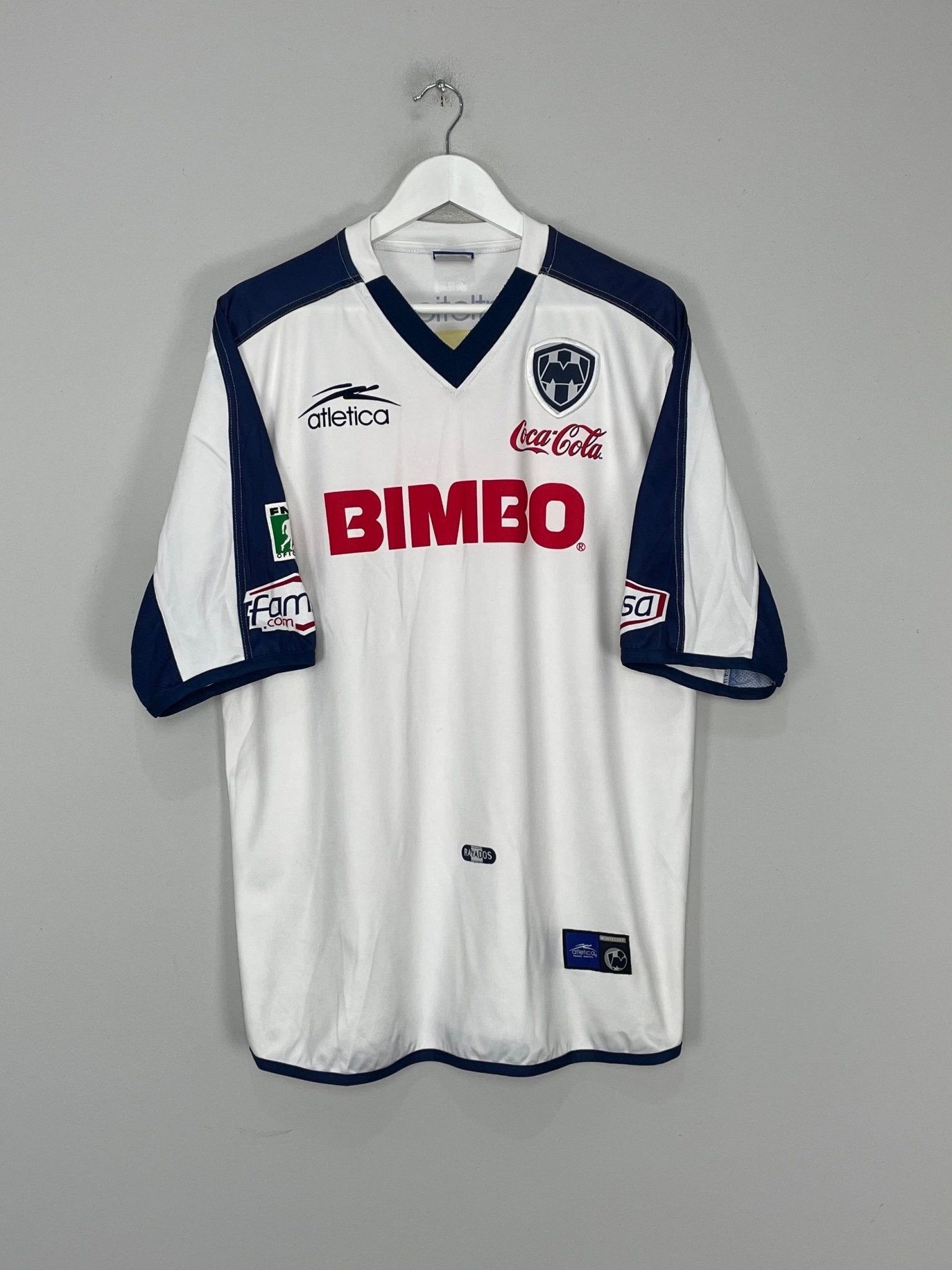 Shop 2001/02 MONTERREY HOME SHIRT (XXL) ATLETICA, classic football shirts, vintage football shirts & retro soccer jerseys at Cult Kits