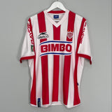 Shop 2001/02 NECAXA HOME SHIRT (M) ATLETICA, classic football shirts, vintage football shirts & retro soccer jerseys at Cult Kits