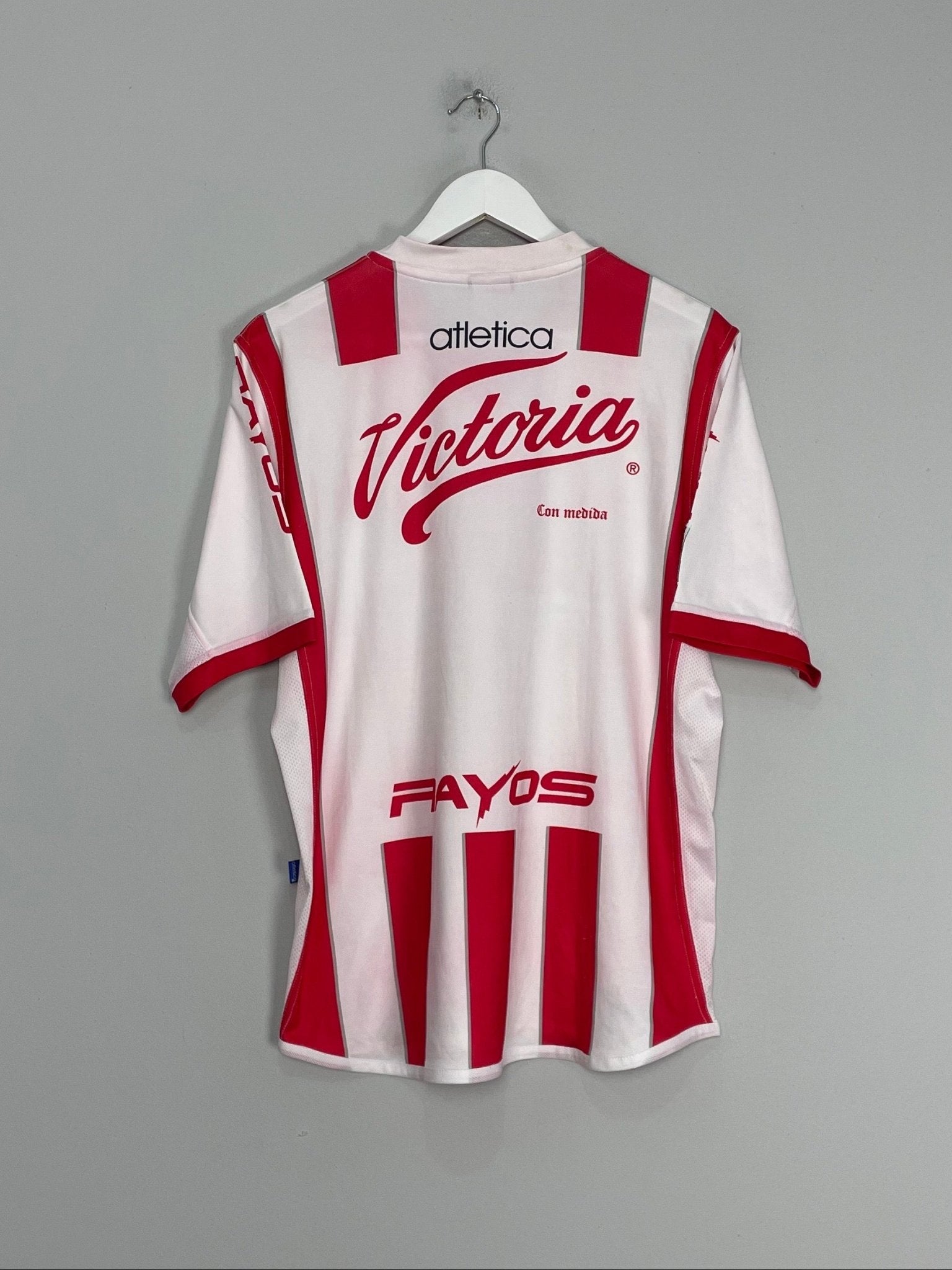Shop 2001/02 NECAXA HOME SHIRT (M) ATLETICA, classic football shirts, vintage football shirts & retro soccer jerseys at Cult Kits