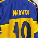 Shop 2001/02 PARMA NAKATA #10 HOME SHIRT (XL) CHAMPION, classic football shirts, vintage football shirts & retro soccer jerseys at Cult Kits