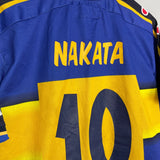 Shop 2001/02 PARMA NAKATA #10 HOME SHIRT (XL) CHAMPION, classic football shirts, vintage football shirts & retro soccer jerseys at Cult Kits