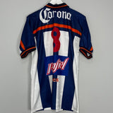 Shop 2001/02 POTROS ZITACUARO #8 AWAY SHIRT (L) GARCIS, classic football shirts, vintage football shirts & retro soccer jerseys at Cult Kits