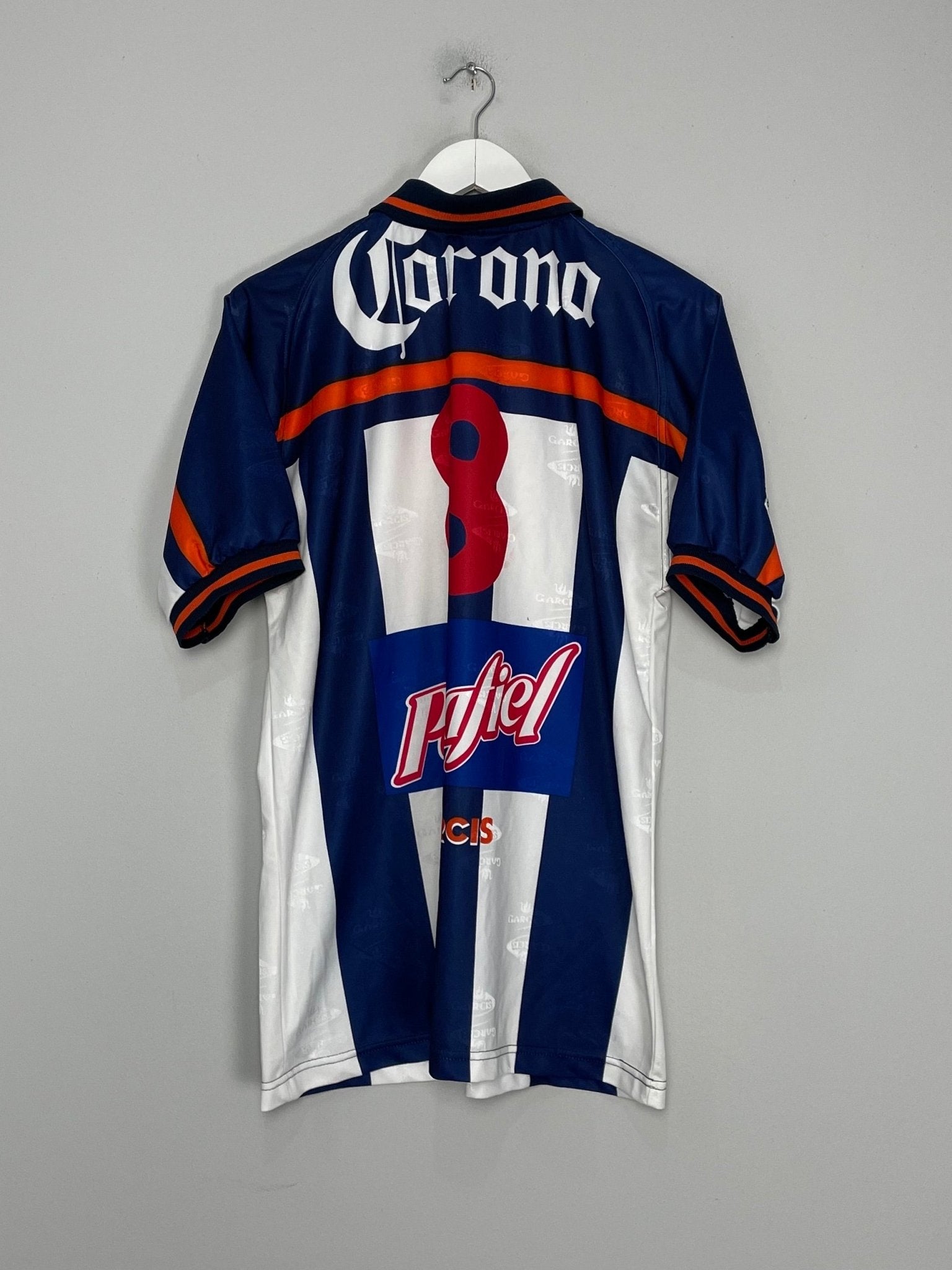 Shop 2001/02 POTROS ZITACUARO #8 AWAY SHIRT (L) GARCIS, classic football shirts, vintage football shirts & retro soccer jerseys at Cult Kits