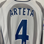 Shop 2001/02 PSG ARTETA #4 L/S AWAY SHIRT (L) NIKE, classic football shirts, vintage football shirts & retro soccer jerseys at Cult Kits