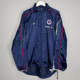 Shop 2001/02 PSG TRAINING JACKET (L) NIKE, classic football shirts, vintage football shirts & retro soccer jerseys at Cult Kits