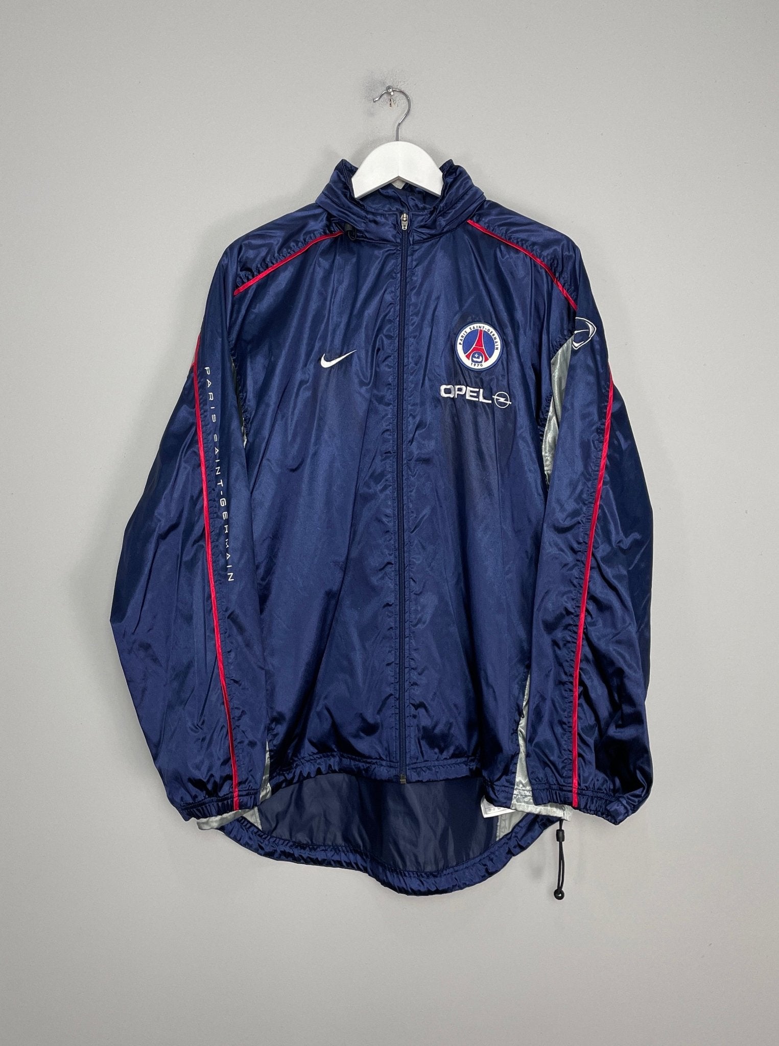 Shop 2001/02 PSG TRAINING JACKET (L) NIKE, classic football shirts, vintage football shirts & retro soccer jerseys at Cult Kits