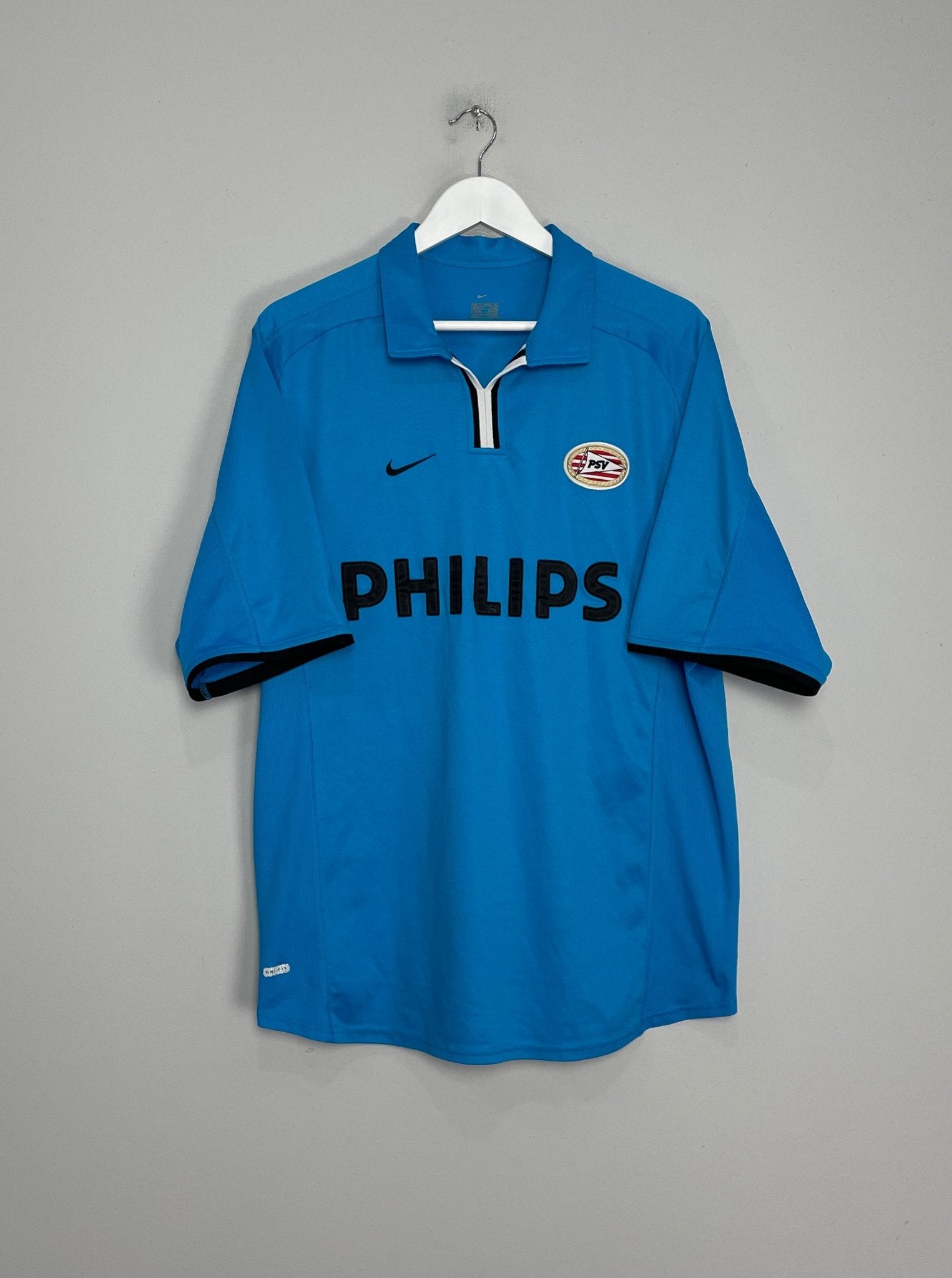 Shop 2001/02 PSV AWAY SHIRT (XL) NIKE, classic football shirts, vintage football shirts & retro soccer jerseys at Cult Kits