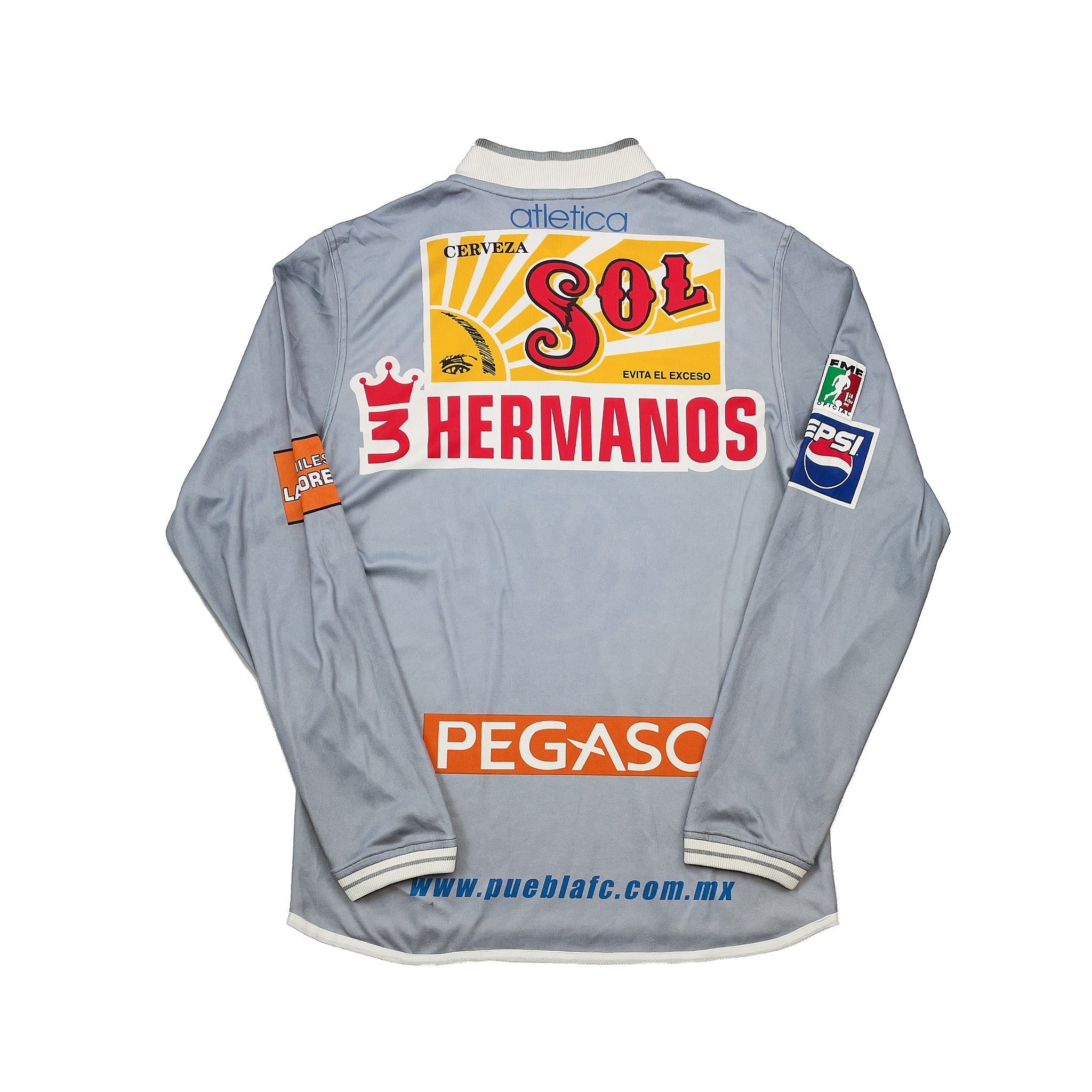 Buy 2001/02 Puebla L/S Third Shirt (M) Atletica ~ Free worldwide shipping available ~ Authentic Vintage Football Shirts from Cult Kits