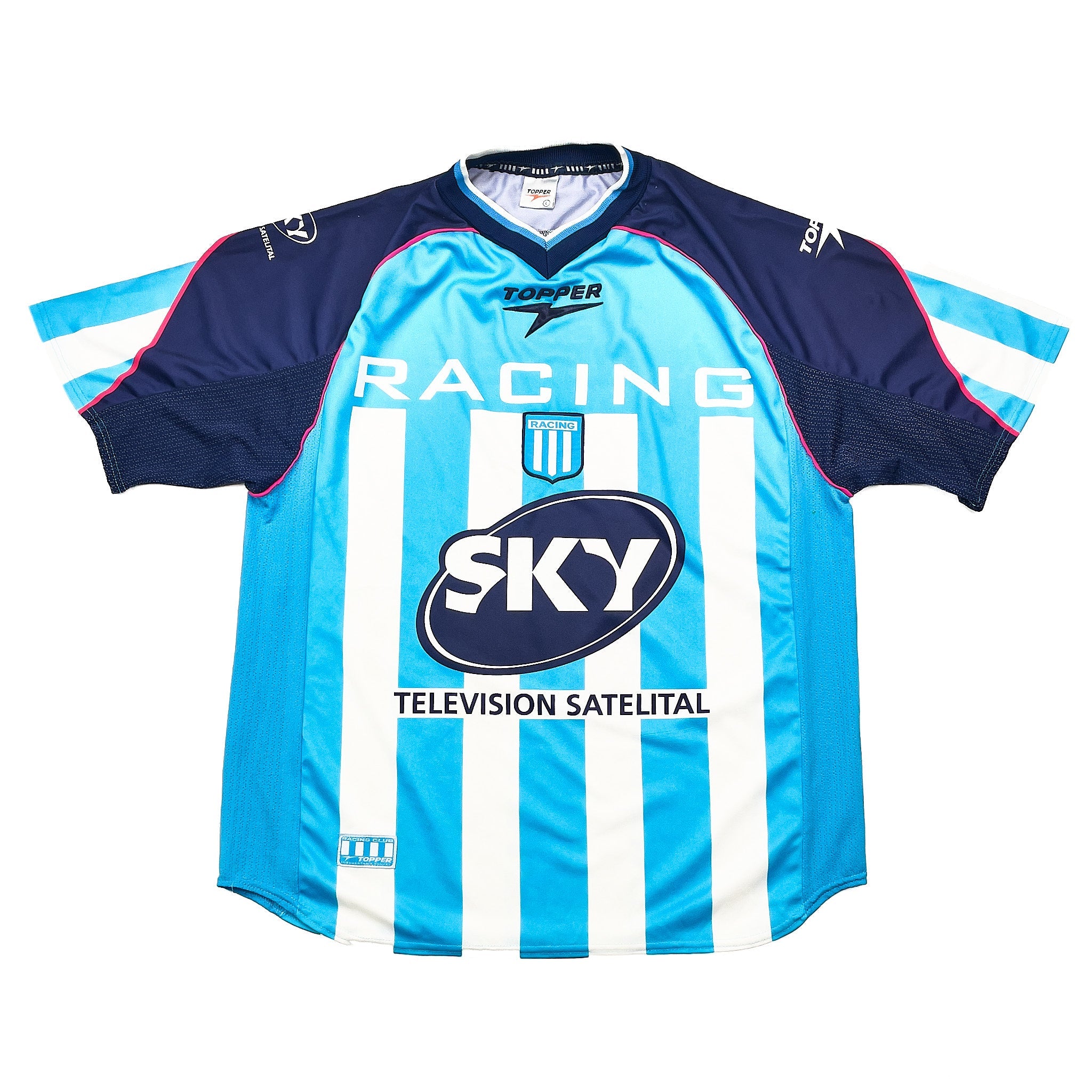 Buy 2001/02 Racing Club Home Shirt (L) Topper ~ Free worldwide shipping available ~ Authentic Vintage Football Shirts from Cult Kits