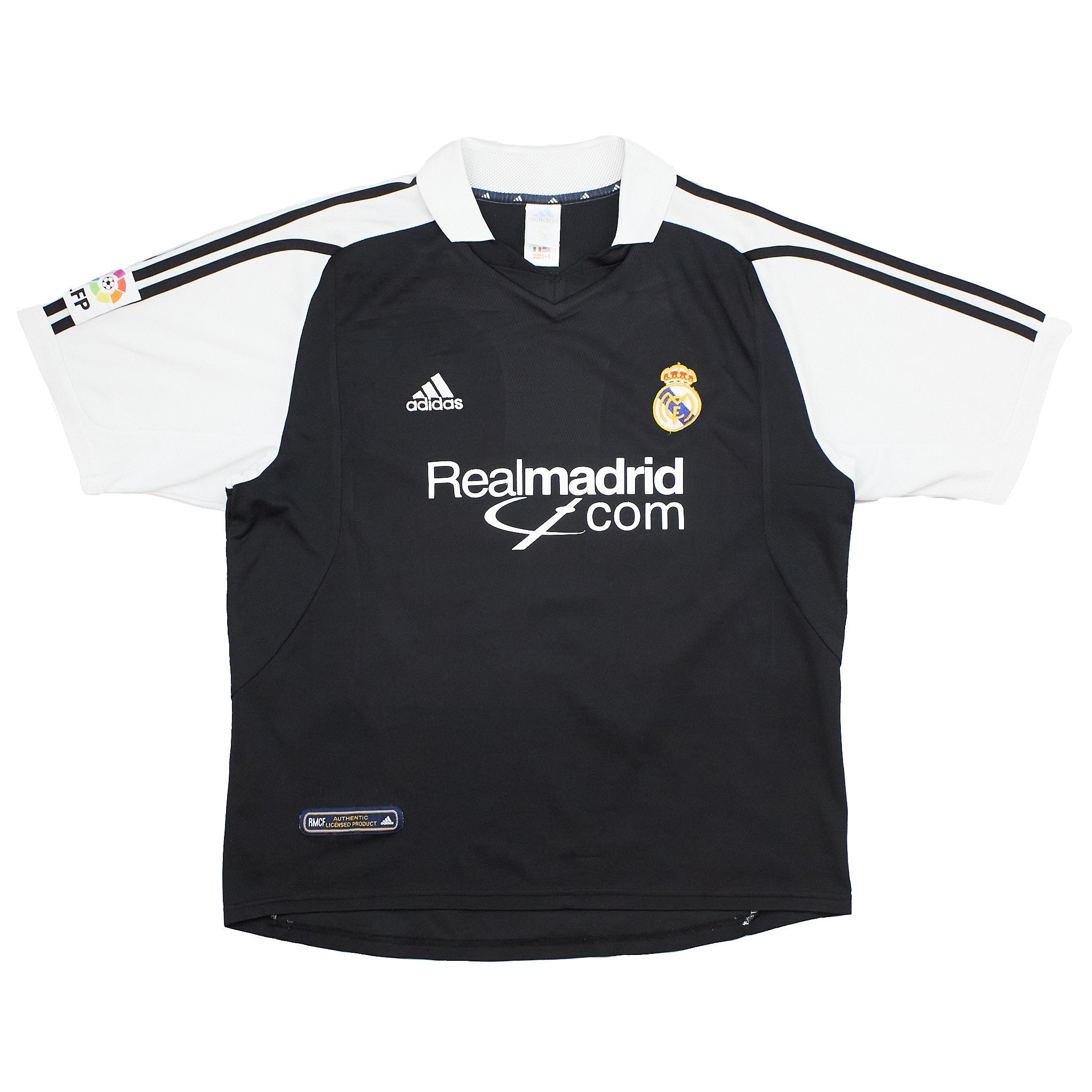 Buy 2001/02 Real Madrid Figo 10 Away Shirt (L) Adidas ~ Free worldwide shipping ~ Authentic Vintage Football Shirts from Cult Kits