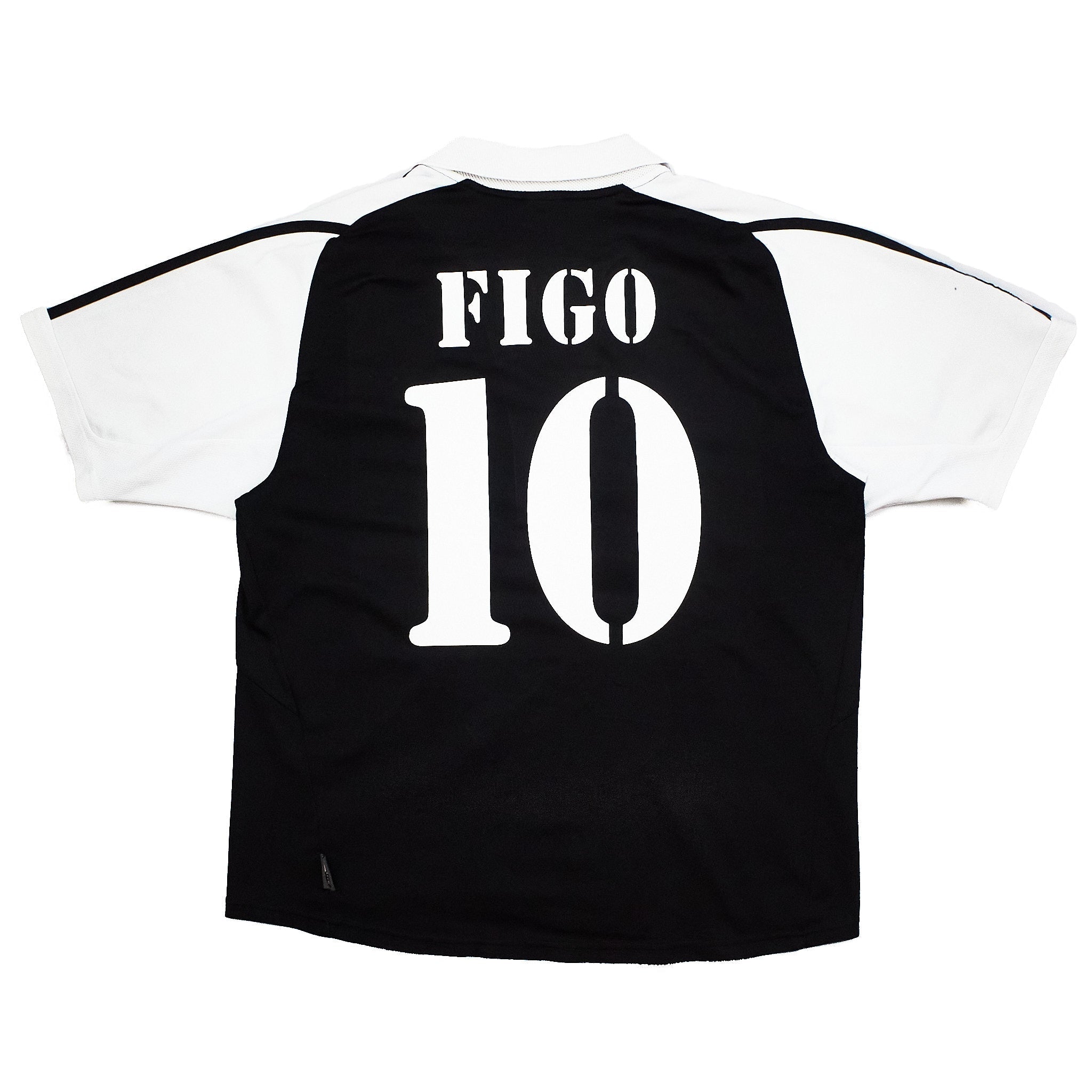 Buy 2001/02 Real Madrid Figo 10 Away Shirt (L) Adidas ~ Free worldwide shipping ~ Authentic Vintage Football Shirts from Cult Kits