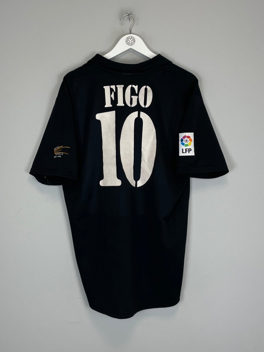 2001/02 REAL MADRID FIGO 10 AWAY SHIRT (L) ADIDAS - Cult Kits - Large - Buy Vintage Football Shirts, Authentic Retro Football Shirts For Sale, Classic Football Shirts & Soccer Jersey
