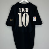 2001/02 REAL MADRID FIGO 10 AWAY SHIRT (L) ADIDAS - Cult Kits - Large - Buy Vintage Football Shirts, Authentic Retro Football Shirts For Sale, Classic Football Shirts & Soccer Jersey