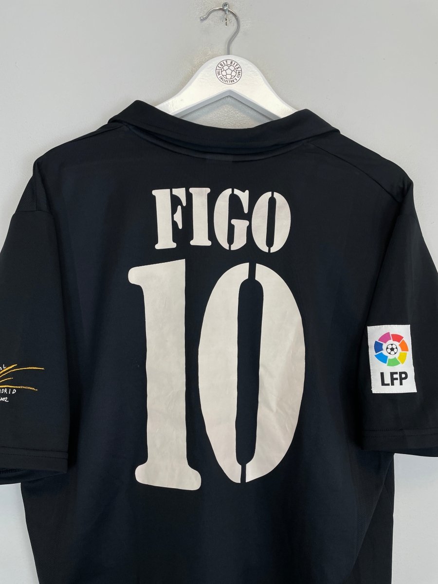 2001/02 REAL MADRID FIGO 10 AWAY SHIRT (L) ADIDAS - Cult Kits - Large - Buy Vintage Football Shirts, Authentic Retro Football Shirts For Sale, Classic Football Shirts & Soccer Jersey