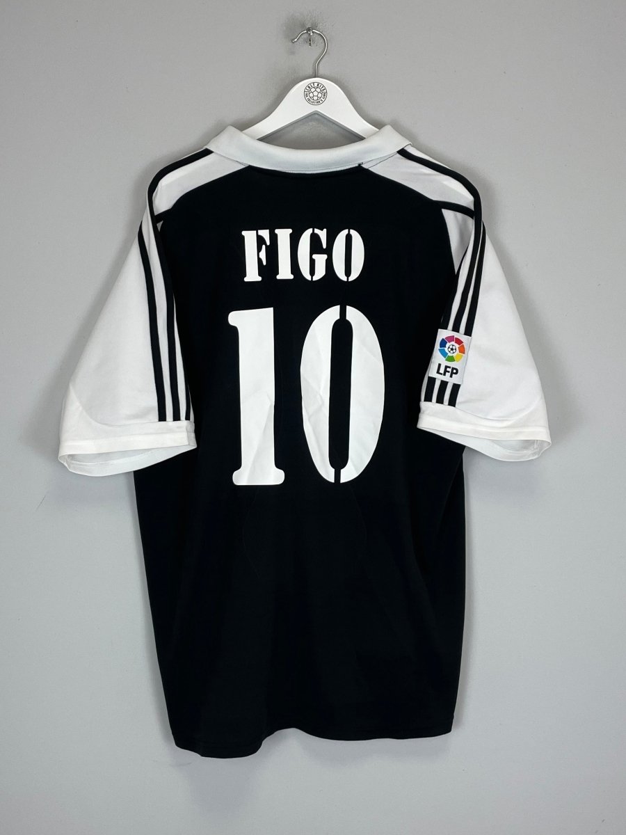 2001/02 REAL MADRID FIGO 10 AWAY SHIRT (XL) ADIDAS - Cult Kits - XL - Buy Vintage Football Shirts, Authentic Retro Football Shirts For Sale, Classic Football Shirts & Soccer Jersey