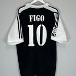 2001/02 REAL MADRID FIGO 10 AWAY SHIRT (XL) ADIDAS - Cult Kits - XL - Buy Vintage Football Shirts, Authentic Retro Football Shirts For Sale, Classic Football Shirts & Soccer Jersey