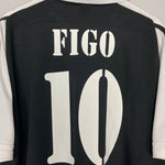 Shop 2001/02 REAL MADRID FIGO #10 AWAY SHIRT (XL) ADIDAS, classic football shirts, vintage football shirts & retro soccer jerseys at Cult Kits