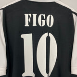 Shop 2001/02 REAL MADRID FIGO #10 AWAY SHIRT (XL) ADIDAS, classic football shirts, vintage football shirts & retro soccer jerseys at Cult Kits
