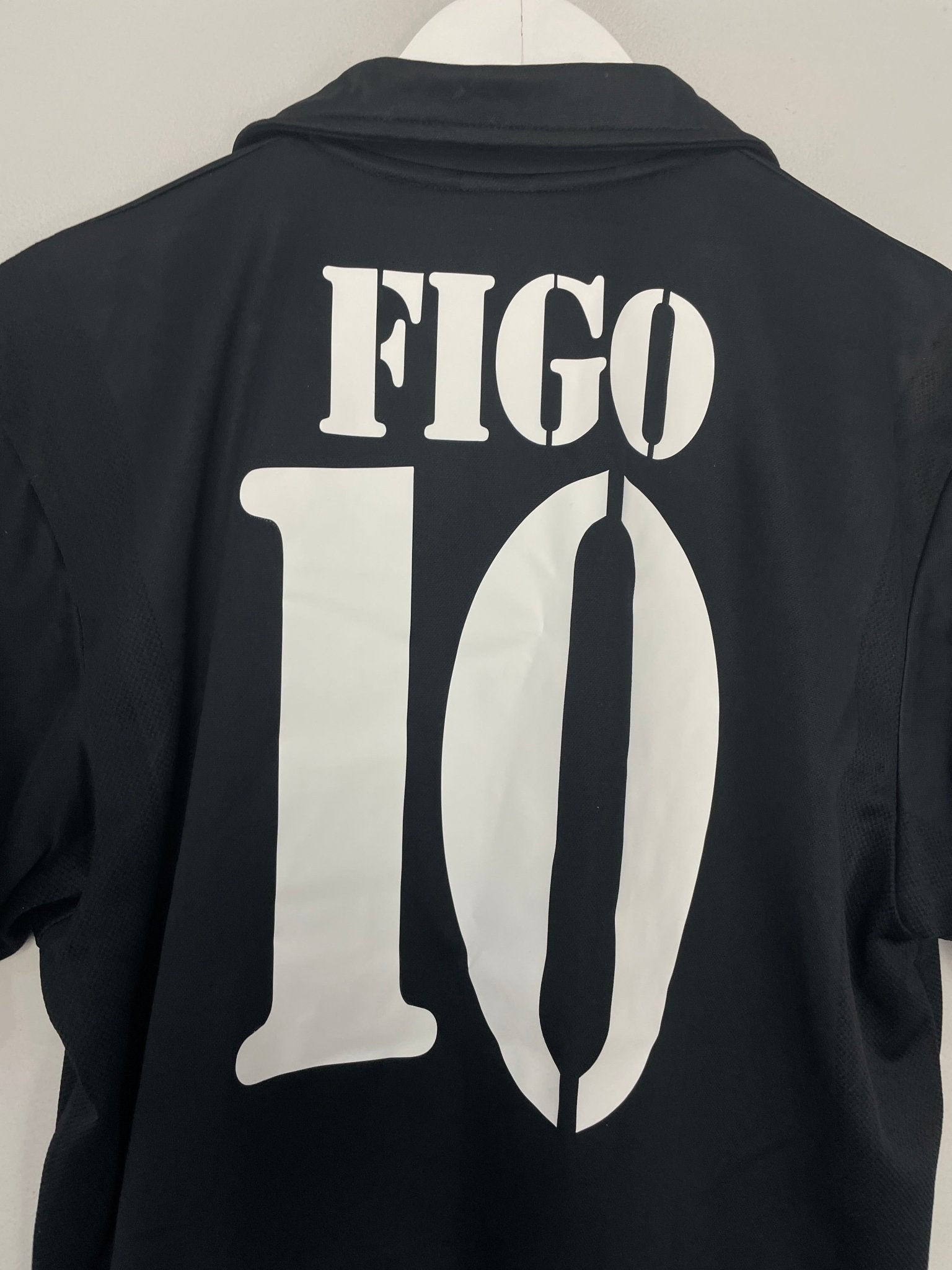 2001/02 REAL MADRID FIGO #10 *CENTENARY* AWAY SHIRT (S) ADIDAS