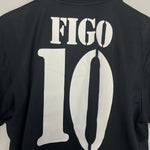 Shop 2001/02 REAL MADRID FIGO #10 *CENTENARY* AWAY SHIRT (S) ADIDAS, classic football shirts, vintage football shirts & retro soccer jerseys at Cult Kits