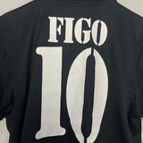Shop 2001/02 REAL MADRID FIGO #10 *CENTENARY* AWAY SHIRT (S) ADIDAS, classic football shirts, vintage football shirts & retro soccer jerseys at Cult Kits