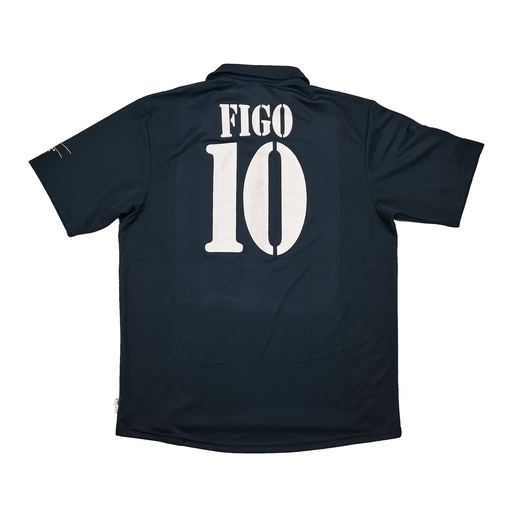 Buy 2001/02 Real Madrid Figo 10 *Centenary* Away Shirt (XL) Adidas ~ Free worldwide shipping available ~ Authentic Vintage Football Shirts from Cult Kits