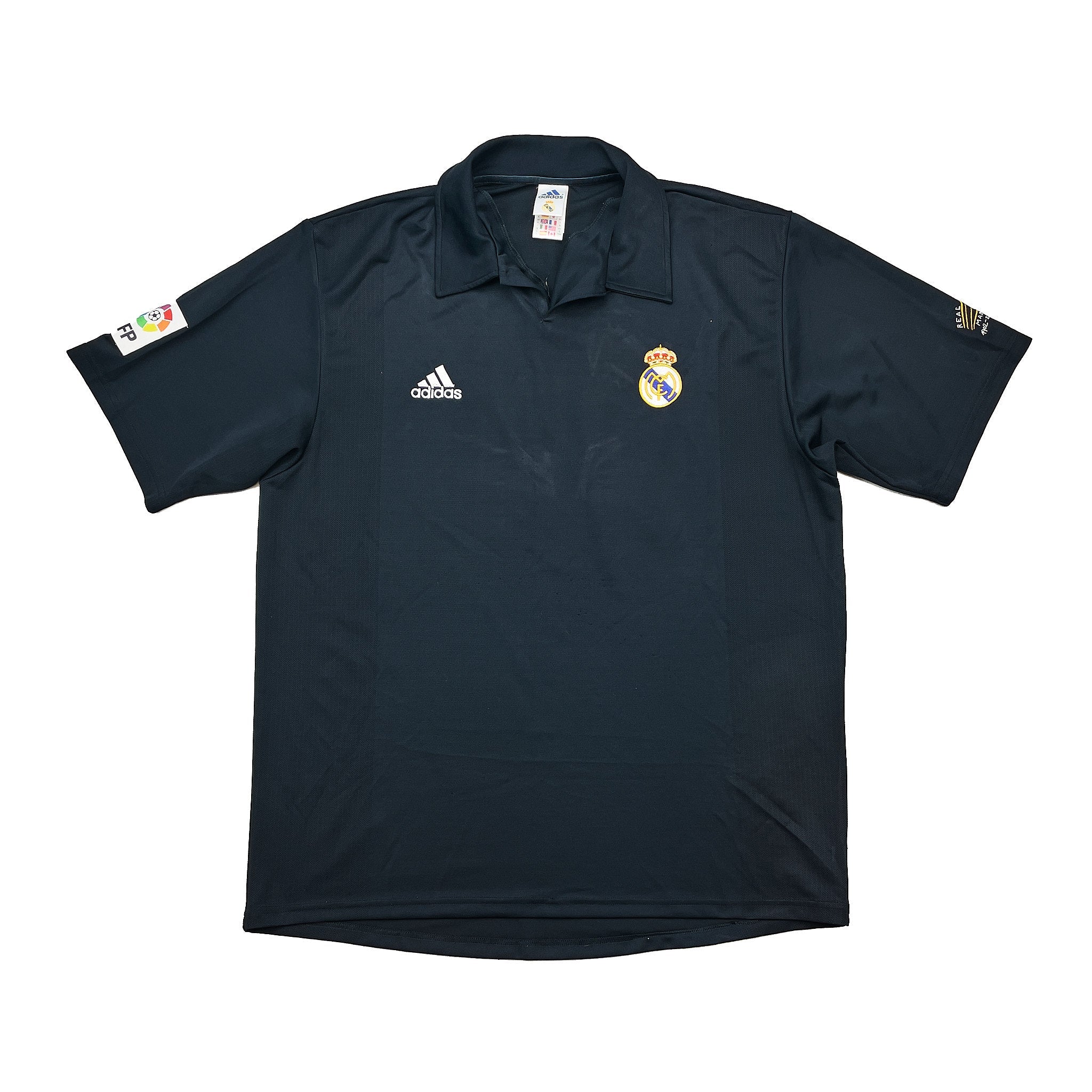 2001/02 Real Madrid Figo #10 *Centenary* Away Shirt (XL) Adidas