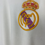 Shop 2001/02 REAL MADRID HIERRO #4 C/L HOME SHIRT (M) ADIDAS, classic football shirts, vintage football shirts & retro soccer jerseys at Cult Kits