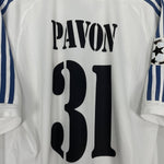 Shop 2001/02 REAL MADRID PAVON #31 *MATCH ISSUE* C/L HOME SHIRT (L) ADIDAS, classic football shirts, vintage football shirts & retro soccer jerseys at Cult Kits