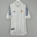 Shop 2001/02 REAL MADRID PAVON #31 *MATCH ISSUE* C/L HOME SHIRT (L) ADIDAS, classic football shirts, vintage football shirts & retro soccer jerseys at Cult Kits