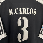 Shop 2001/02 REAL MADRID R.CARLOS #3 AWAY SHIRT (L) ADIDAS, classic football shirts, vintage football shirts & retro soccer jerseys at Cult Kits