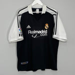 Shop 2001/02 REAL MADRID R.CARLOS #3 AWAY SHIRT (L) ADIDAS, classic football shirts, vintage football shirts & retro soccer jerseys at Cult Kits