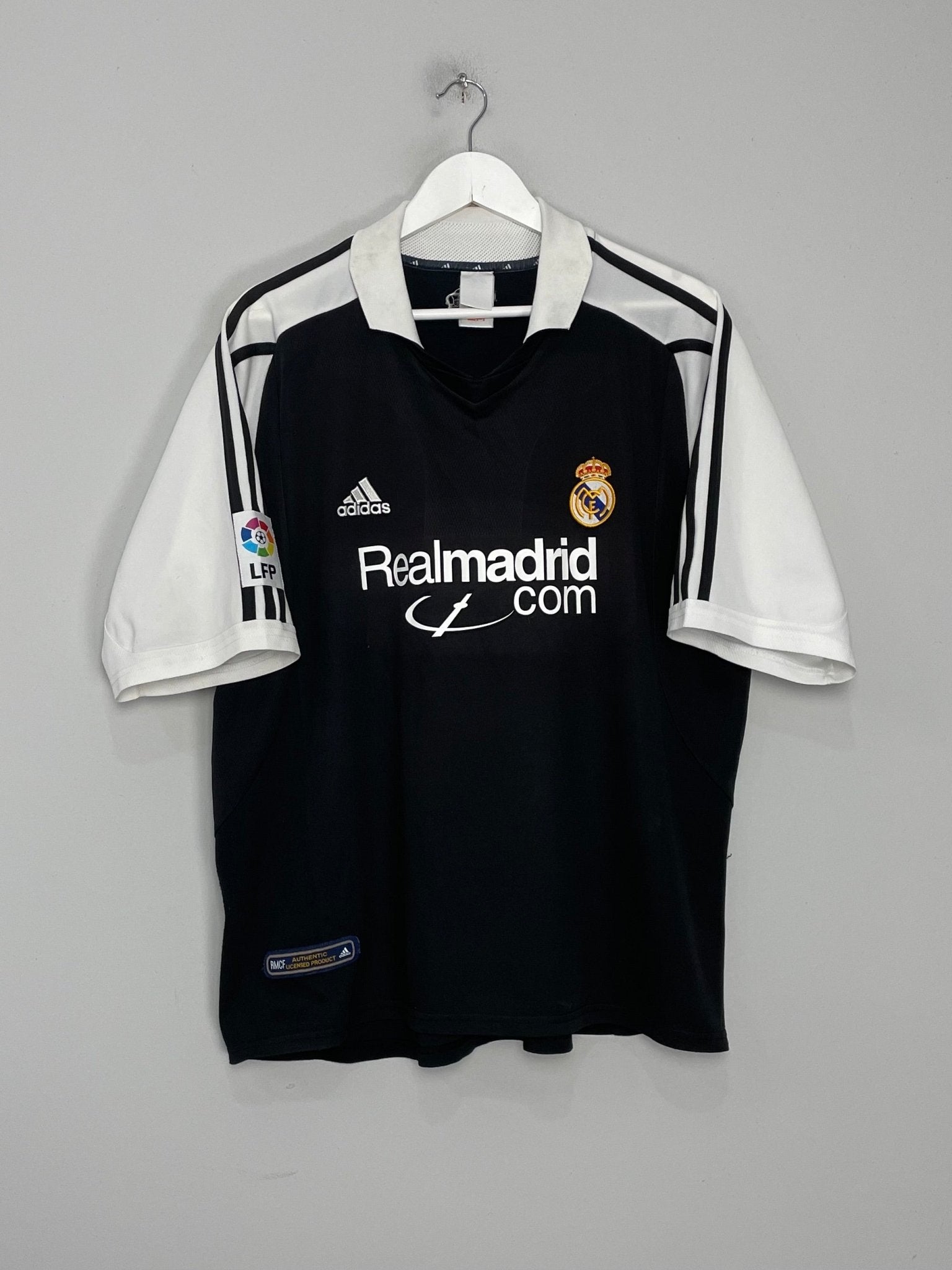 Shop 2001/02 REAL MADRID R.CARLOS #3 AWAY SHIRT (L) ADIDAS, classic football shirts, vintage football shirts & retro soccer jerseys at Cult Kits