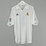 Shop 2001/02 REAL MADRID RONALDO #9 HOME SHIRT (XL) ADIDAS, classic football shirts, vintage football shirts & retro soccer jerseys at Cult Kits