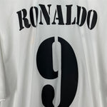 Shop 2001/02 REAL MADRID RONALDO #9 HOME SHIRT (XL) ADIDAS, classic football shirts, vintage football shirts & retro soccer jerseys at Cult Kits